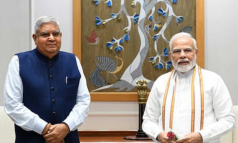 ஜெகதீப் தன்கர் நரேந்திர மோடி