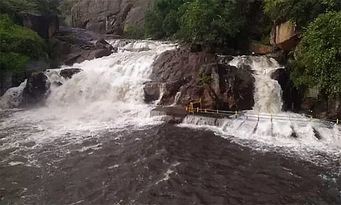 மணிமுத்தாறு அருவியில் சுற்றுலா பயணிகள் குளிக்க அனுமதி