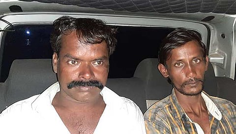குண்டர் சட்டத்தில் கைதான கோணமண்டையன் மற்றும் பிரபாகரன்.