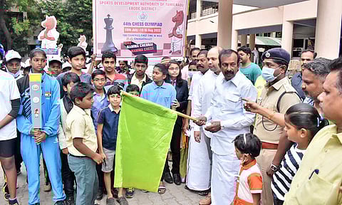 செஸ் ஒலிம்பியாட் விழிப்புணர்வுத் தொடர் ஓட்டம்