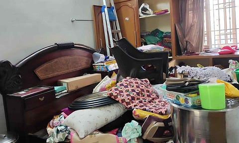 பனியன் நிறுவன ஊழியர் வீட்டில் ரூ.15 லட்சம் நகை கொள்ளை