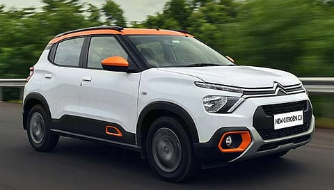 சிட்ரோயன் C3 இந்திய வினியோக விவரம்
