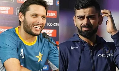 அப்ரிடி - விராட் கோலி 