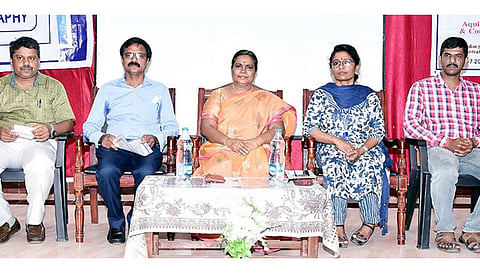 நிலத்தடி நீர் மேலாண்மை குறித்த கருத்தரங்கம் நடந்தது.