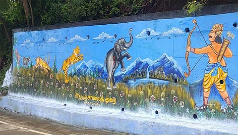 வல்வில் ஒரி மன்னனின் சிறப்பை சித்தரிக்கும் ஓவியம்