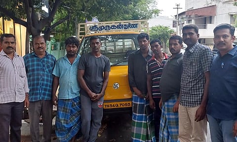 சரக்கு ஆட்டோவில் ரேஷன் அரிசி கடத்திய 6 பேர் கைது