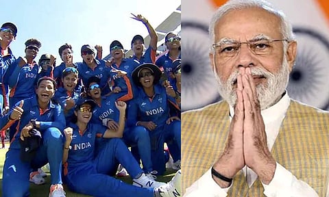 வெள்ளி பதக்கம் வென்ற இந்திய பெண்கள் கிரிக்கெட் அணிக்கு பிரதமர் மோடி வாழ்த்து