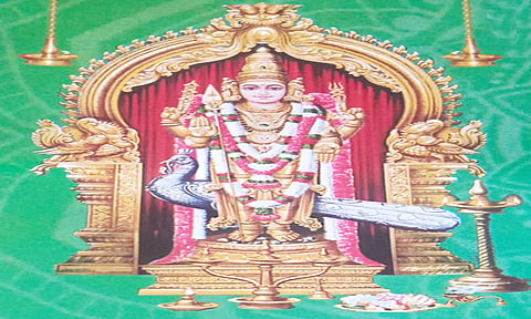 தோவாளை சுப்பிரமணிய சுவாமி கோவிலில் மலர் முழுக்கு விழா
