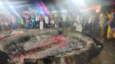 மதநல்லிணக்க பூக்குழி திருவிழா