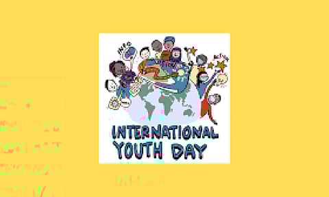 அரசு பள்ளியில் உலக இளைஞா் தின விழா