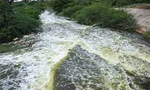 நொய்யல் ஆற்று தண்ணீரில் மீண்டும் உப்பு தன்மை அதிகரிப்பு