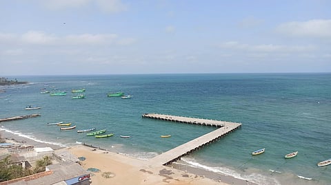 கீழக்கரை கடற்பகுதி.