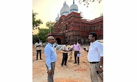 ஸ்மார்ட் திட்ட பணியை ஆய்வு செய்த ஆணைய தலைவர் டேவிதார் (கோப்பு படம்)