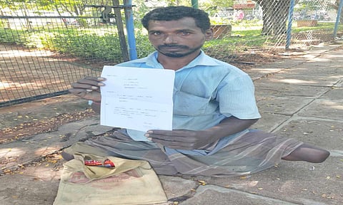 மாற்றுத்திறனாளி -கருப்பன்.
