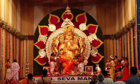 பணக்கார ஜி.எஸ்.பி. கணபதி மண்டல் ரூ.316 கோடிக்கு காப்பீடு