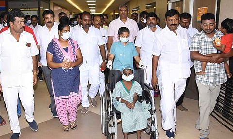 ஆவடியில் முகச்சிதைவு நோயால் பாதிக்கப்பட்ட சிறுமிக்கு 8 மணி நேரம் அறுவை சிகிச்சை