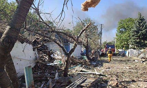 சுதந்திர தினத்தில் ரஷியா ஏவுகணை தாக்குதல்- உக்ரைன் ரெயில் நிலையத்தில் 22 பேர் பலி