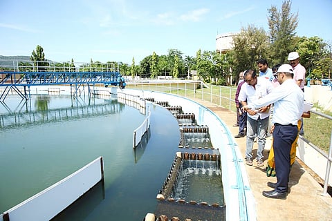 முல்லைப்பெரியாறு குடிநீர் திட்டம்: மாநகராட்சி கமிஷனர் ஆய்வு