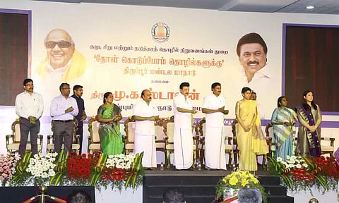 வீட்டு உபயோக ஜவுளி உற்பத்தியை சிறப்பு தொழில் பிரிவில் சேர்த்து முதலீட்டு மானியம் வழங்கப்படும்- மு.க.ஸ்டாலின்