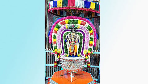 பிள்ளையார்பட்டி கற்பக விநாயகர் கோவிலில் கஜமுக சூரசம்ஹாரம்