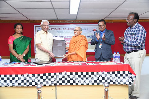 திருச்சி தேசியக்கல்லூரியில் கலாசாரத்தை வளர்க்க புரிந்துணர்வு ஒப்பந்தம்