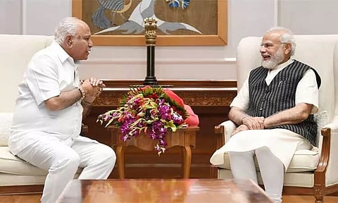 பிரதமரை சந்தித்த எடியூரப்பா