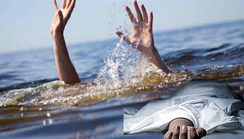 ஆற்றில் தவறி விழுந்த தொழிலாளி சாவு