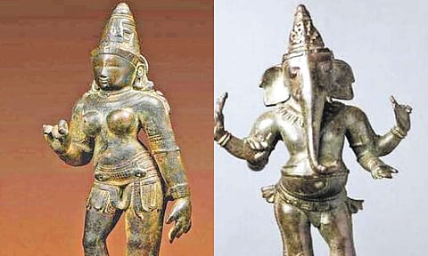 தேவி சிலை - விநாயகர் சிலை