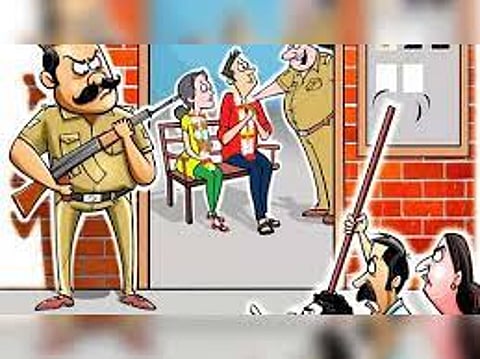 காதல் திருமண ஜோடி போலீசில் தஞ்சம்