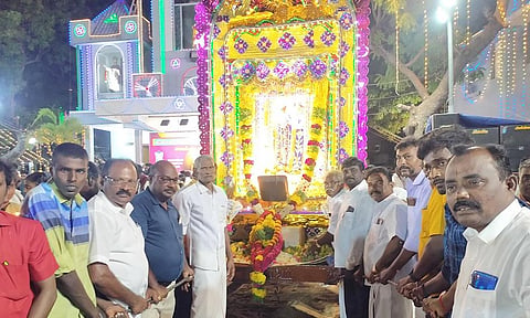 வேளாங்கண்ணி ஆலய தேர் பவனி