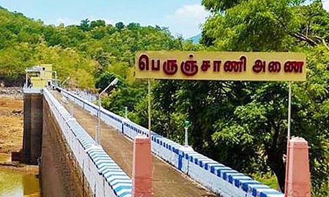 பெருஞ்சாணி அணை நீர்மட்டம் 71.45 அடியாக உயர்வு