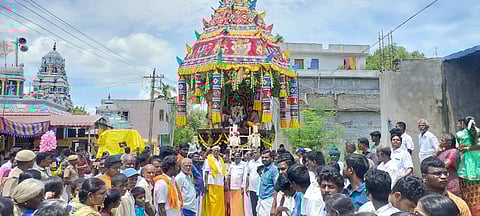 அகரம்சீகூர் மாரியம்மன் கோவில் தேரோட்டம்