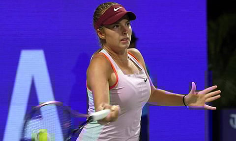 டென்னிஸ் தரவரிசையில் 17 வயதான லின்டா 56 இடங்கள் முன்னேற்றம்