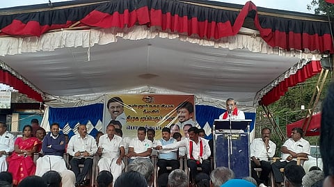 குன்னூரில் தி.மு.க.முப்பெரும் விழா பொதுக்கூட்டம்