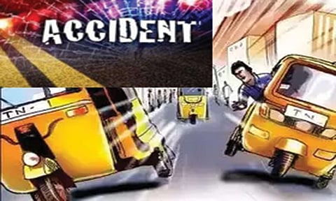 ஆட்டோ மோதி தொழிலாளி படுகாயம்