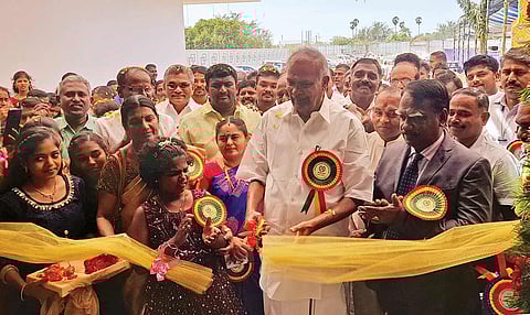 மரியா பெண்கள் கலை, அறிவியல் கல்லூரியை சபாநாயகர் அப்பாவு திறந்து வைத்த போது எடுத்தபடம். 