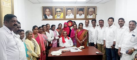 நீலகிரி மாவட்ட தி.மு.க. செயலாளர் முபாரக்கிற்கு உற்சாக வரவேற்பு