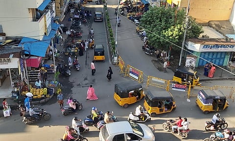 தி.நகரில் 4 இடங்களில் இலவசமாக வாகனங்களை நிறுத்த வசதி- போக்குவரத்து போலீசார் ஏற்பாடு