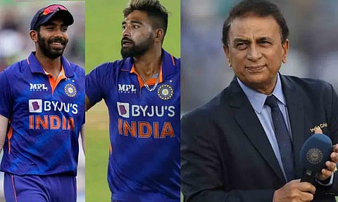 டி20 உலகக்கோப்பையில் பும்ராவுக்கு பதிலாக சிராஜை தேர்வு செய்யலாம்- சுனில் கவாஸ்கர் யோசனை