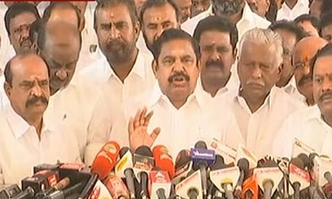 சபாநாயகர் அரசியல் ரீதியாக செயல்படுகிறார்- எடப்பாடி பழனிசாமி ஆவேசம்