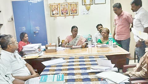 ஆர்.டி.ஓ லதா தலைமையில் கூட்டம் நடந்தது.