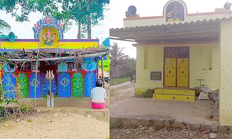 தேன்கனிக்கோட்டை அருகே அடுத்தடுத்து திருட்டு சம்பவங்கள் நடந்த கோவில்கள்.