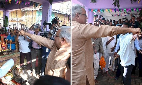 கௌரி- கௌரா பூஜை: மக்களின் நலனுக்காக சவுக்கடி வாங்கிய முதலமைச்சர்