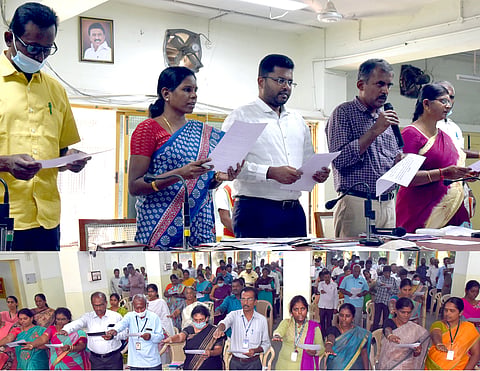 தேசிய ஒற்றுமை நாள், லஞ்ச ஒழிப்பு உறுதிமொழி ஏற்பு