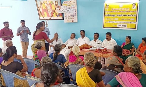 செட்டியார்பட்டியில் நடந்த கிராமசபை கூட்டத்தில் தங்கபாண்டியன் எம்.எல்.ஏ. பங்கேற்றார்.