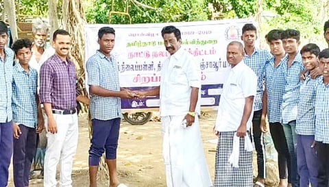 நாட்டு நலப்பணித்திட்ட முகாம்.