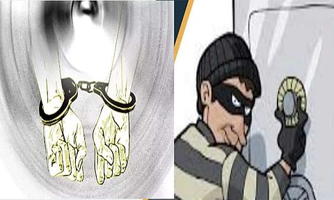 காட்பாடியில் தொடர் திருட்டில் ஈடுபட்ட 2 வாலிபர்கள் கைது