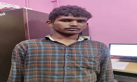 கைதான கொள்ளையன் சிவகுமார்.