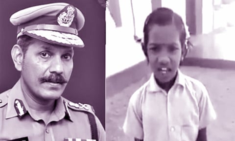 டிஜிபி சைலேந்திர பாபு - பள்ளி சிறுமி