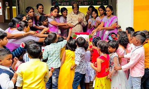 ஸ்ரீ வெங்கடேஸ்வரா மெட்ரிக் பள்ளியில் குழந்தைகள் தின விழா